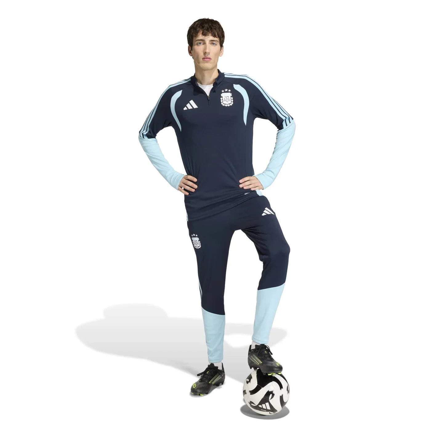 Argentina World Cup 2026 Half-Zip Training Suit Set Blue
