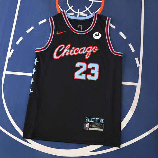 NBA Chicago Bulls black 23#JORDAN 2025/26