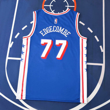 NBA Philadelphia 76ers blue 77#EDGECOMBE 2025/26