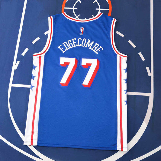 NBA Philadelphia 76ers blue 77#EDGECOMBE 2025/26