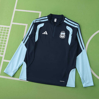 Argentina World Cup 2026 Half-Zip Training Suit Set Blue