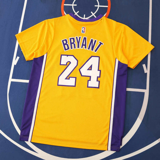 NBA L.A. Lakers yellow 24#BRYANT T-shirt 2025/26