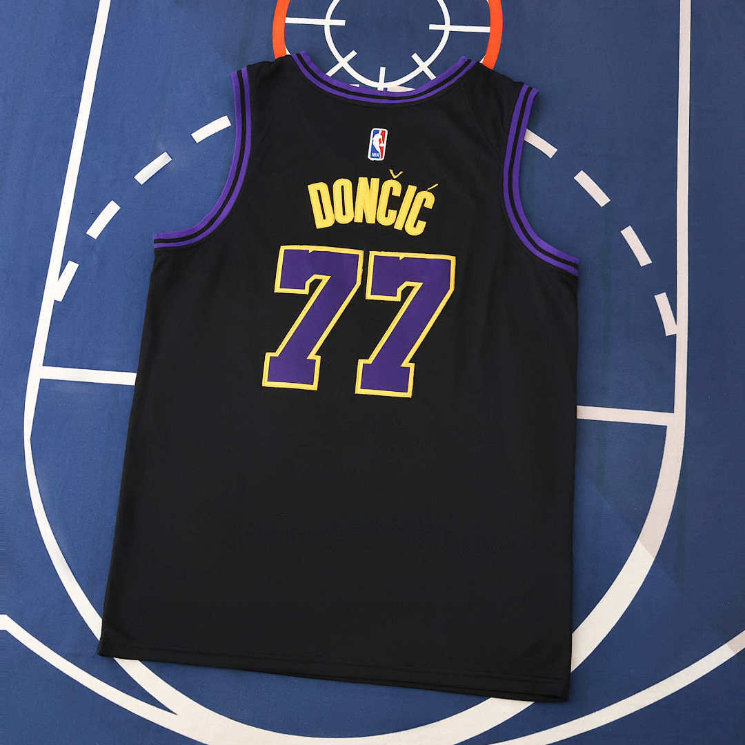 NBA L.A. Lakers black 77#DONCIC 2025/26