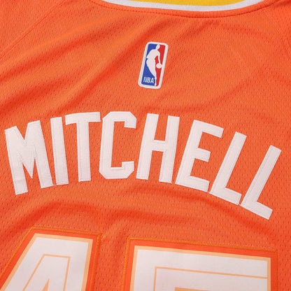 NBA Cleveland Cavaliers orange 45#MITCHELL 2025/26