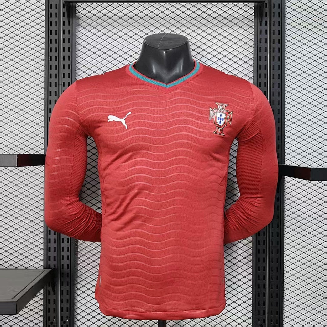 Portugal World Cup 2026 Jersey Player Version - Long Sleeve