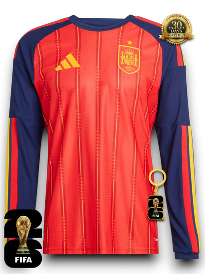 Spain World Cup 2026 Jersey - Long Sleeve