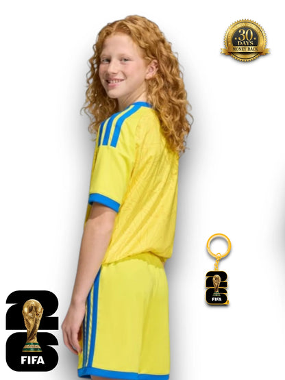 Kit Kids Ukraine World Cup 2026 Jersey