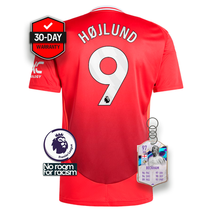 #9 Hﾃｸjlund Jersey Manchester United Home 2024/2025